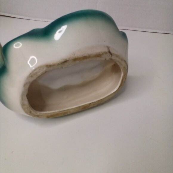 Vintage Daytona Beach Florida Ashtray Trinket Dish Alligator Crocodile - Picture 13 of 14